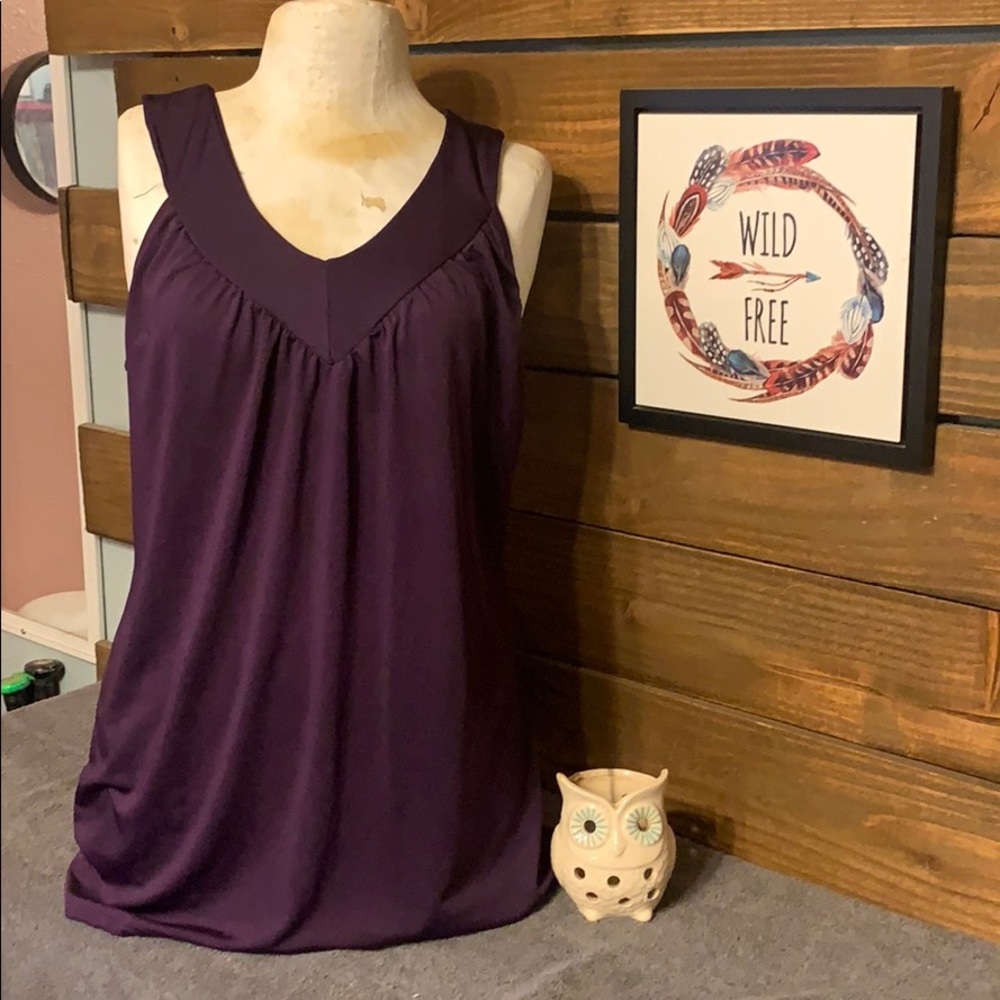 V-Neck Flowy Tank
